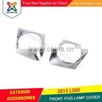 FOR MITSUBISHI TRITON L200 TRITON/L200 2015 CHROME FRONT FOG LAMP LIGHT COVER