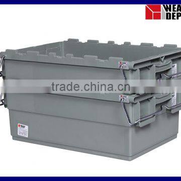 600x400x260mm Stack Nest Plastic Container with Bars