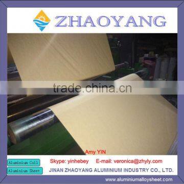 Kraft paper coated aluminum coil