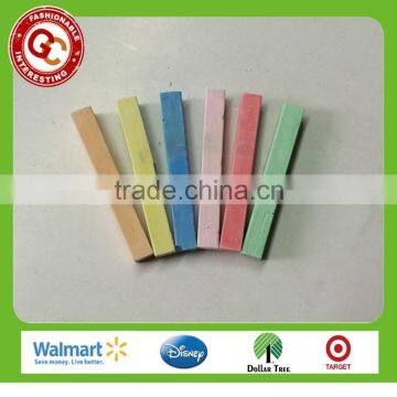back to school 6 pcs square color chalk for kids