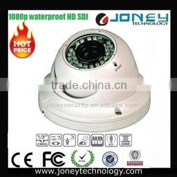 1080p Waterproof HD SDI Camera, HD SDI Metal Shine White IR Dome Camera