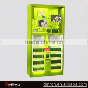 Wooden cosmetic sales promotion display rack