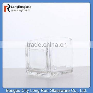 LongRun hot sale 100g transparent cheap unique glass candle holder