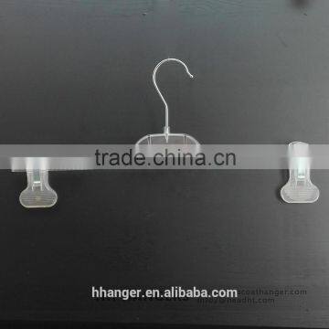 High quality plastic transparent trousers hanger