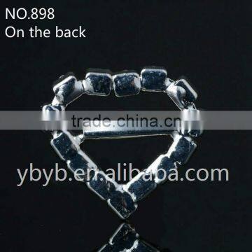 Hot ! Small Rhinestone Ribbon Button For Wedding Invitation-898 photo-3