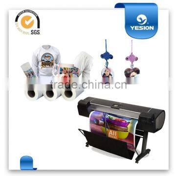 2015 Best seller china manufacturer for t shirt,mugs,plate use large format sublimation paper roll