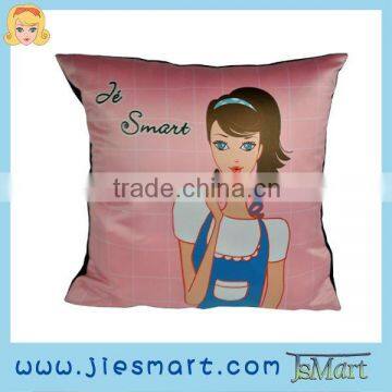 JSMART cushion cover housewife pink lovefoto pillow cover