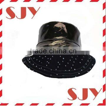 Wholesale Funny Waterproof Folding Bucket Rain Hat