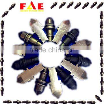 Round Shank Rock Chisel Drill Bit Pile Drilling Rig B47K Bullet Teeth photo-3