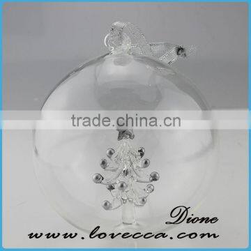 2015 NEW ARRIVAL !!! Clear Angle Inside Christmas Ball in 10cm