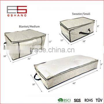 Non-woven Underbed Chest Closet Soft Storage Bag with Window