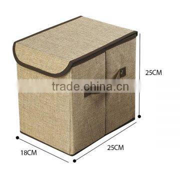 Linen Storage Eco-friendly Shower Caddy 16x16x16 Storage Cube Clothes Storage Boxes Amazon Fabric Cosmetic Organizer Folding photo-2