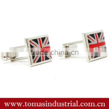 Guangzhou hot sale flag classic cufflink manufacturer