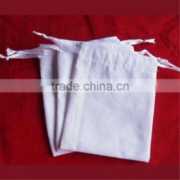 hot sales promotional cotton muslin drawstring bag