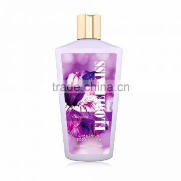 Chicphia 250ml/8.4 fl.oz OEM body lotion bottle flower kiss