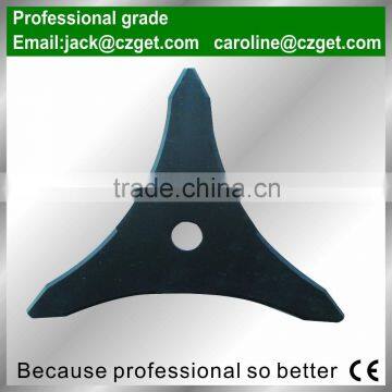Professional cutting blade High strength blade Garden Tool Parts 3T bent high quality steel brush cutter blade