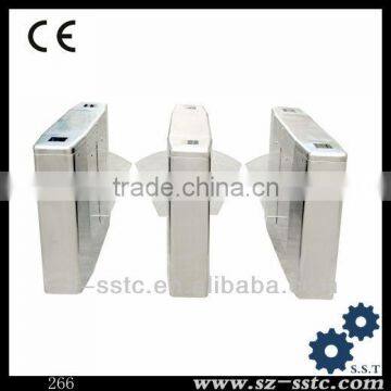 Barcode reader access control wing turnstile/mechanism turnstile