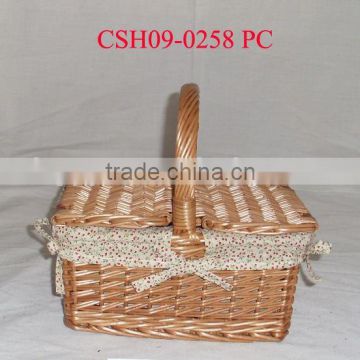 wicker picnic basket