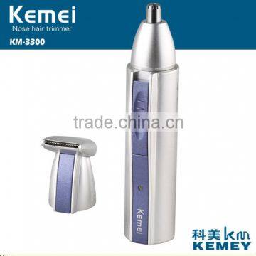 km3300 Kemei 2-in-1 Nose & Ear Hair Electric Trimmer Factory Direct selling