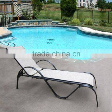 2016 Hot Sell luxury Sling Aluminium garden bed poolside