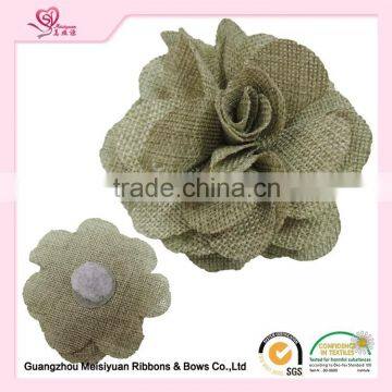 Hemp Fabric Flowers/Burlap Flowers For Hats