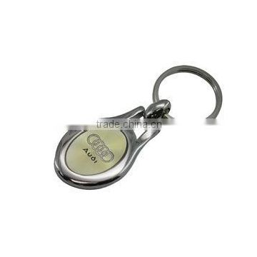 Metal OEM Factory eco-friendly EVA metal keychain