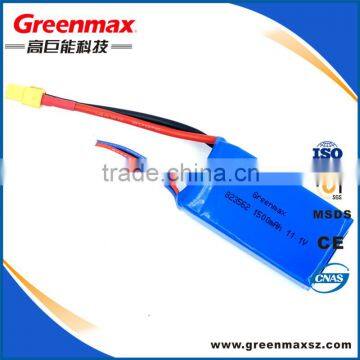 11.1v 1500mah lipo battery for UAV drone multirotor RC model