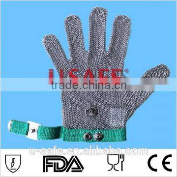 u-safe butcher gloves, protective metal gloves,