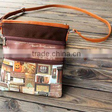 OEM Manufacture Long Strap Sling Shoulder Bag,Designer PU Mini Travel Bags for Girls