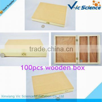 100pcs finished wood box for prepared slides