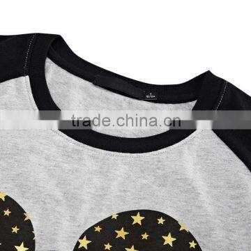 Woman Long Sleeve T-shirt With Puff Print photo-2
