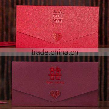 Pearl Fashion Hot Stamping Luxurious Wedding Invitation Card photo-2