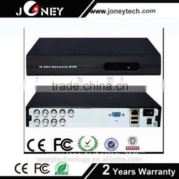 H 264 Standalone CCTV Camera 8 Channel HD Dvr with Realtime D1 Resolution