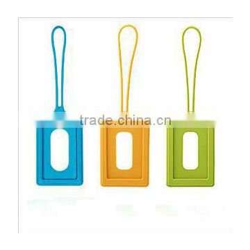 Customized Color High Quality Silicone Luggage Tag