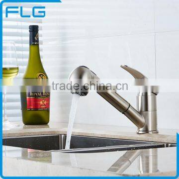 Factory Price Single Hole Kitchen Faucet Brushed photo-2