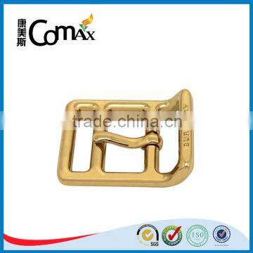 Engraved Logo Gold Metal Lady Shoes Buckles