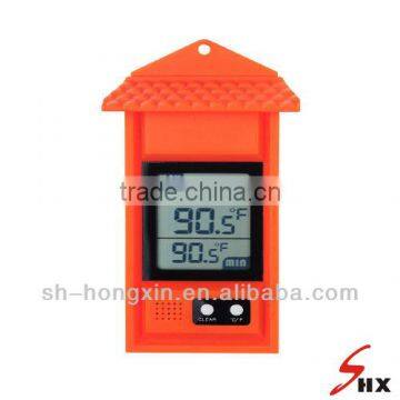 Beautiful digital home use thermometer max min display