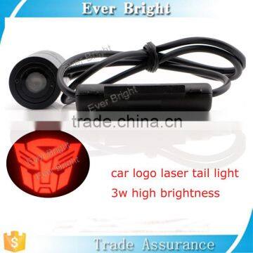 Customized logo Led Car Tail logo lamp Projector Shadow laser Fog license Lights