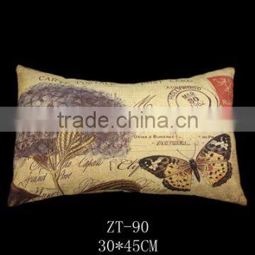 Custom Printing Accept Nature Linen Material Car Seat Cushion photo-2