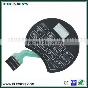 Safe lock polydome membrane keypad