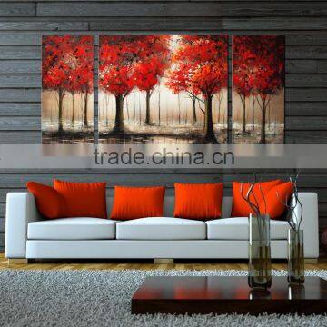 Abstract art painting on canvas