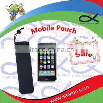 Universal neoprene mobile phone pouch