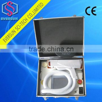 Smaller size portable Laser tattoo removal Q switched Type Nd yag 1064/532nm and carbon skin peeling ance removal laser machine