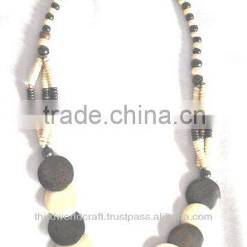 Necklace Made of Buffalo Bone and Horn