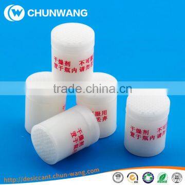 cylindrical container desiccant canister