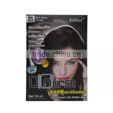 hair darkening and care dark brown solbol