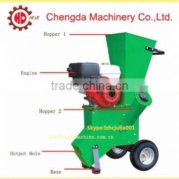 6.5Hp gosoline engine powered wood chipper machine, wood chipper shredder, grain crusher