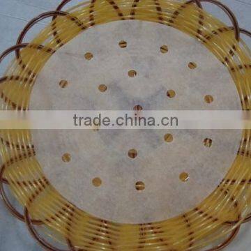 Food steamer using coated silicone baking paper made in China.