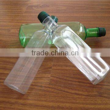 200ml 250ml 750ml 500ml 1L Clear/green Square Olive Oil PET Bottle/cooking Oil Plastic Bottle photo-2