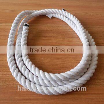 All purpose 3 strand twisted white cotton rope